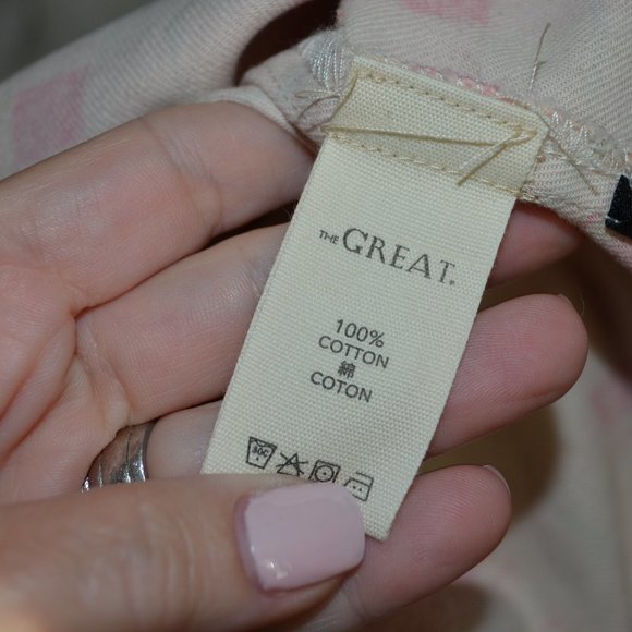 NWT $296 The Great Scouting Plaid Button Down Long Sleeve Blouse - Picture 9 of 9